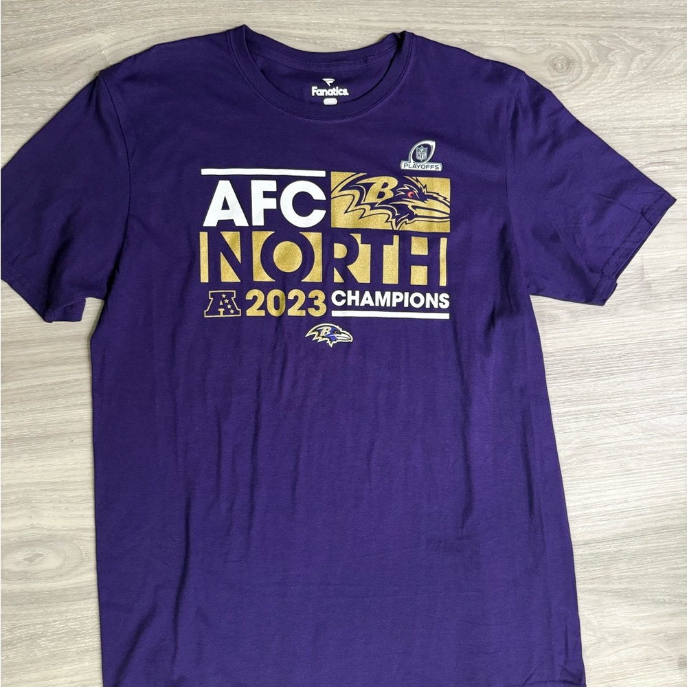 Baltimore Ravens AFC North Champions T-Shirt